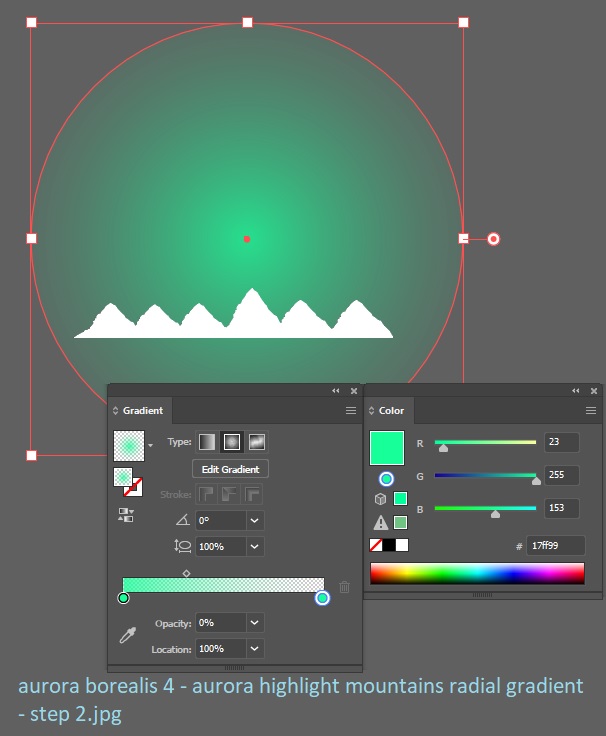 aurora borealis 4 - aurora highlight mountains radial gradient - step 2.jpg