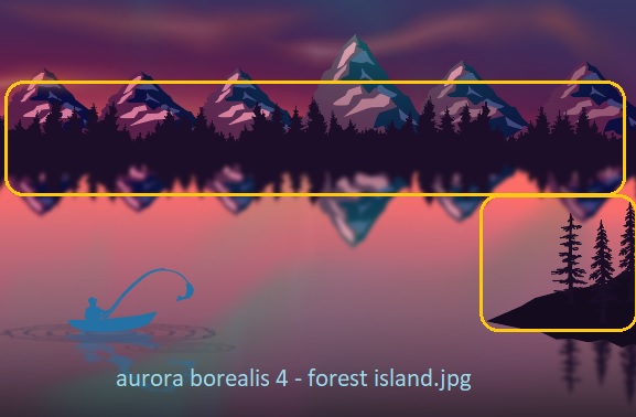 aurora borealis 4 - forest island.jpg