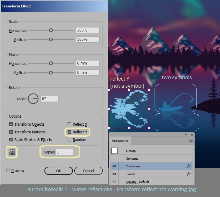 aurora borealis 4 - water reflections - transform reflect not working.jpg