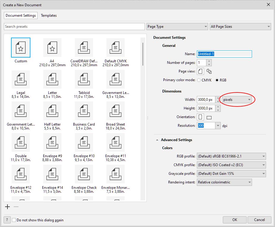 Create a New Document .jpg