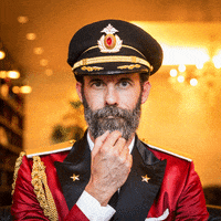 stroke beard pondering GIF by Captain Obvious